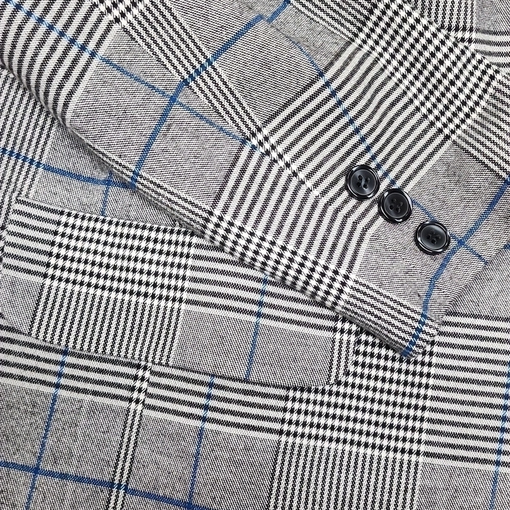 Eloquii womens plus size plaid blazer size 14 - Picture 4 of 6